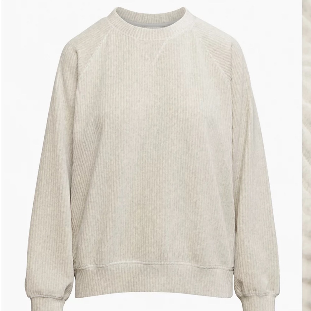 Aritzia Emery Sweater in Heather Light Grey